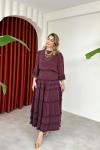 Selin Etekli Takım Bordo Bordo