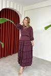 Selin Etekli Takım Bordo Bordo