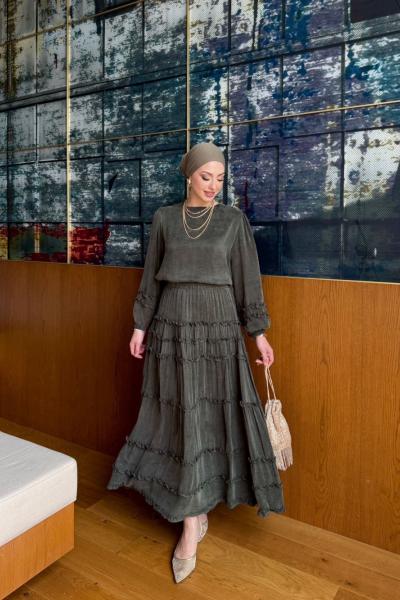 Selin Etekli Takım Haki Haki