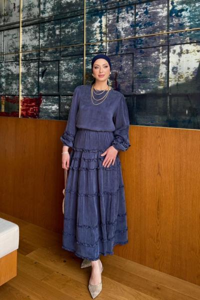 Selin Etekli Takım Lacivert Lacivert