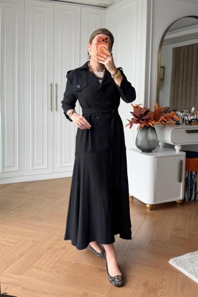 Semra Elbise Siyah SİYAH