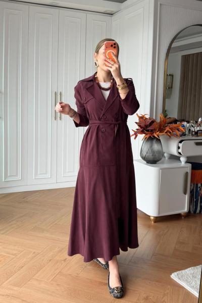 Semra Elbise Bordo BORDO