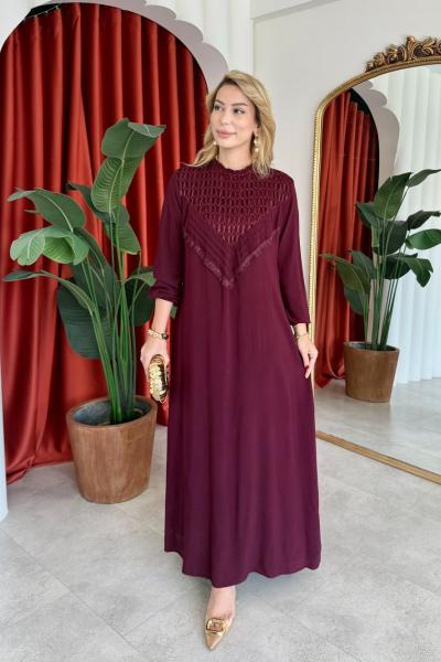 Sena Elbise Bordo Bordo