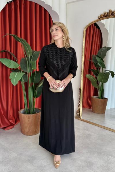 Sena Elbise Siyah Siyah