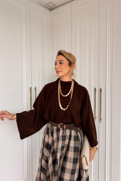 Senem Kazak Kahverengi Kahverengi