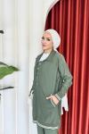 Sevda Pantolon  Takım Haki Haki