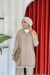 Sevda Pantolon  Takım Bej Bej