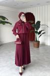 Sevilay Etekli Takım Bordo Bordo
