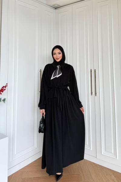 Şeyda Etekli Takım Siyah Siyah