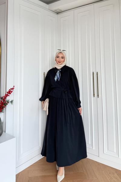 Şeyda Etekli Takım Lacivert Lacivert