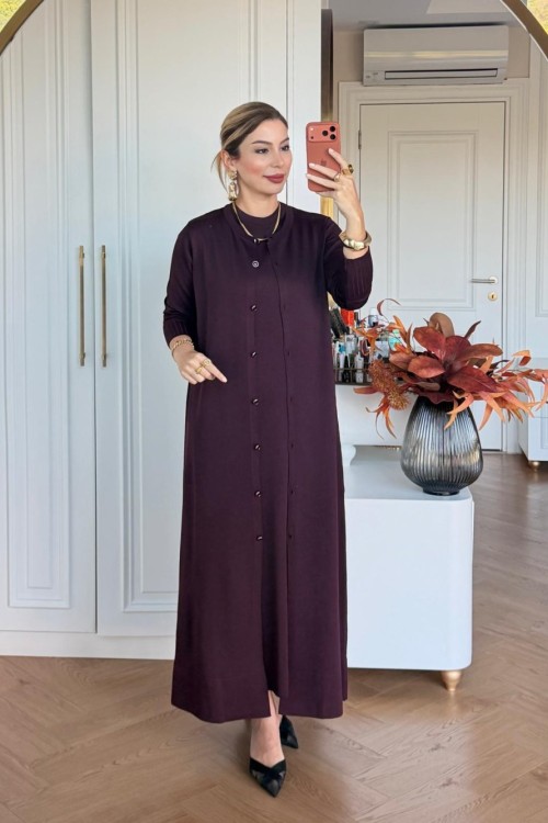 Sezen Elbise Takım Mürdüm MÜRDÜM