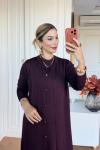 Sezen Elbise Takım Mürdüm MÜRDÜM