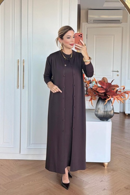 Sezen Elbise Takım Kahve KAHVE
