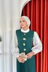 Sıla Etekli Takım Zümrüt Zümrüt