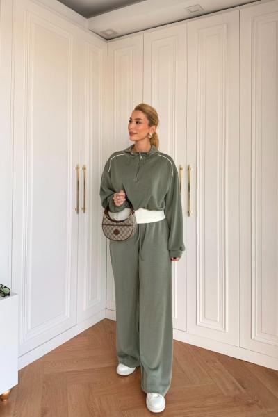 Simay Eşofman Takım Haki Haki