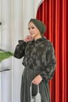 Sinem Elbise Takım Haki Haki