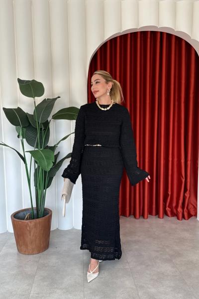 Sultan Elbise Siyah Siyah