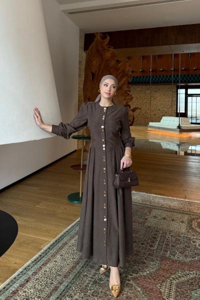 Sümbül Elbise Acı Kahve  Acı Kahve