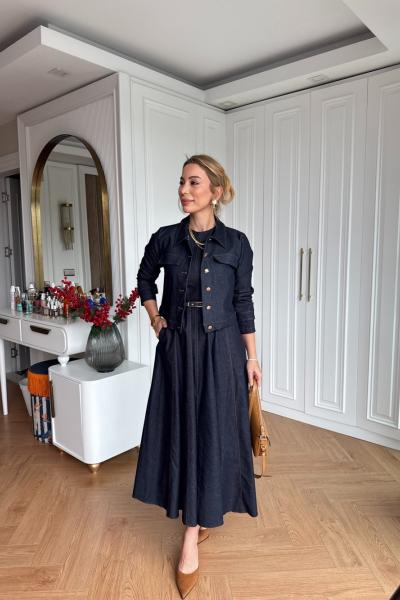 Sümbül Elbise Takım Lacivert Lacivert