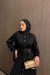 Sümeyra Elbise Siyah  SİYAH