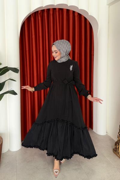 Şura Elbise Siyah SİYAH