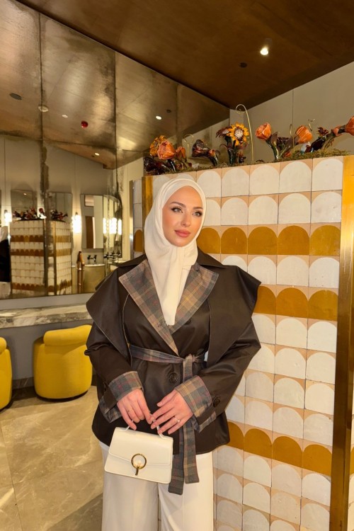 Talya Ceket Acı Kahve Acı Kahve