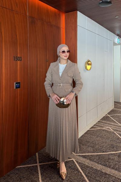 Tuğba Etekli Takım Vizon Vizon