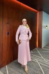 Tuğba Etekli Takım Pembe Pembe