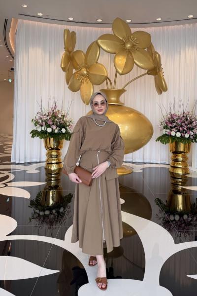 Tülay Etek Takım Kamel Camel