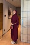 Tülin Pantolon Takım Bordo  BORDO