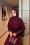 Tülin Pantolon Takım Bordo  BORDO
