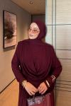 Tülin Pantolon Takım Bordo  BORDO
