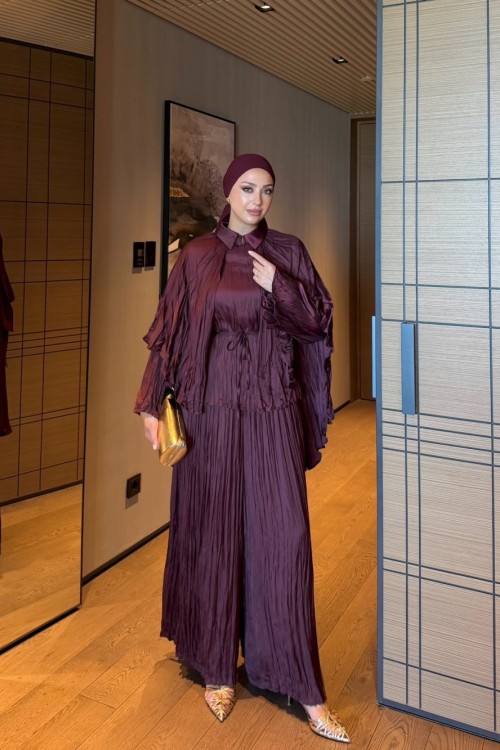 Ülker Pantolon Takım Bordo  BORDO