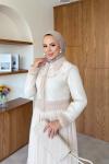 Ulviye Etekli Takım Bej BEJ