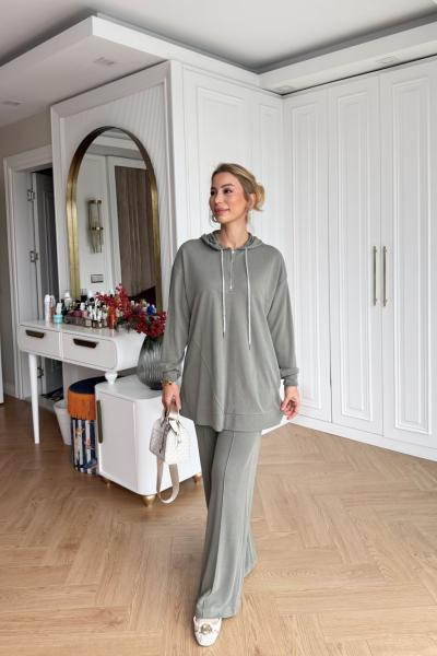 Ümran Pantolon Takım Haki Haki