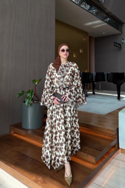 Vira Etek Takım Kahverengi  Kahverengi