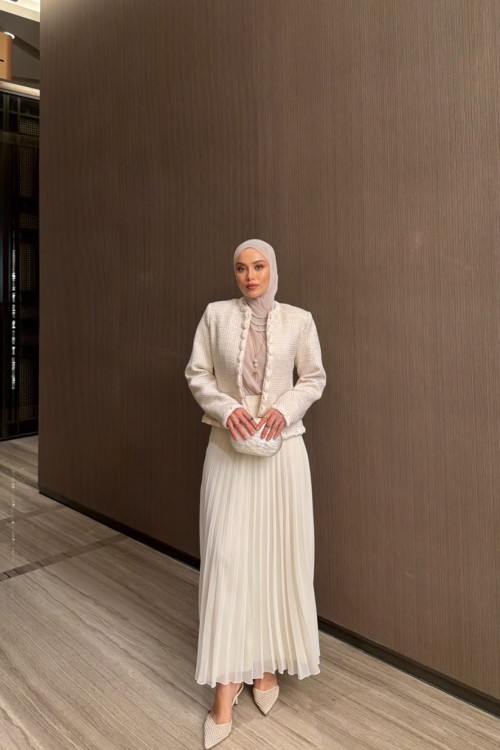 Yakamoz Etekli Takım Pudra  PUDRA
