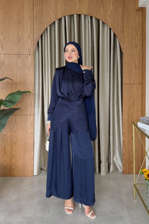 Yaşam Pantolonlu Takım Lacivert LACİVERT