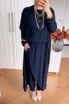 Zarife  Üçlü Pantolon Takım Lacivert LACİVERT