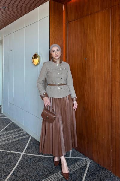 Zehra Etekli Takım Vizon Vizon