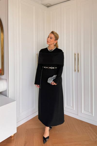 Zenan Elbise Siyah Siyah