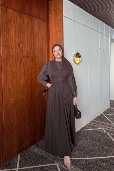 Zerrin 3'Lü Tesettür Etekli Takım