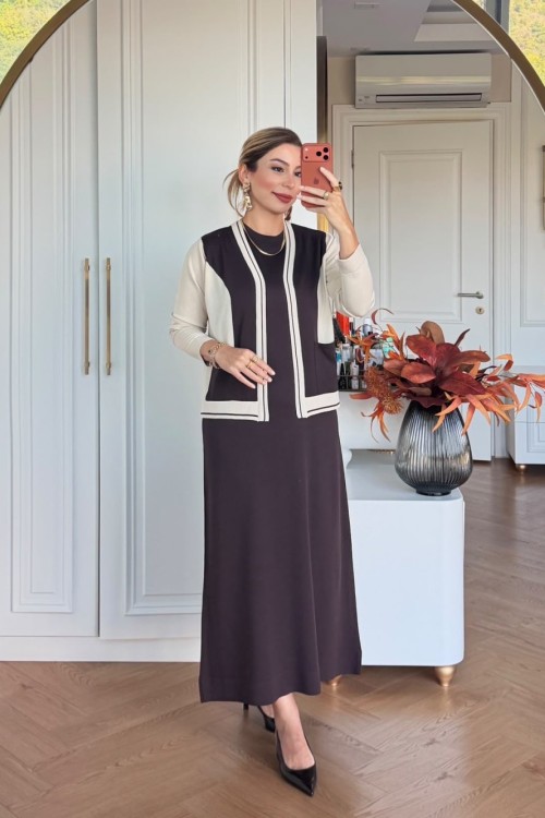 Zilan Elbise Takım Kahve KAHVE