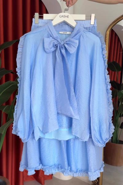 Zuhal Etekli Takım Bebe Mavisi Bebe Mavisi