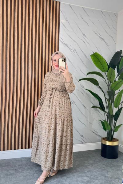 Çıtır Pamuk Viskon Elbise