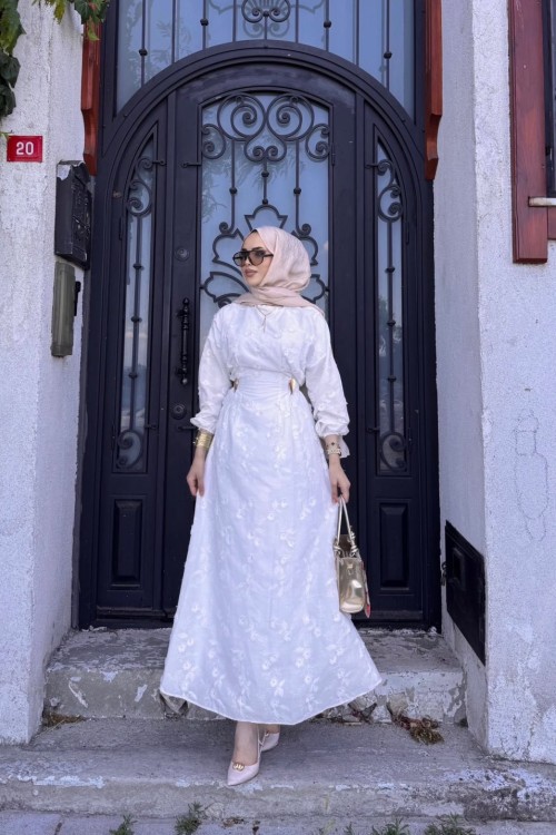 Mısra Astarlı Elbise