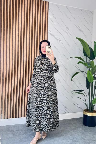 Nazar Pamuklu Vİskon Elbise
