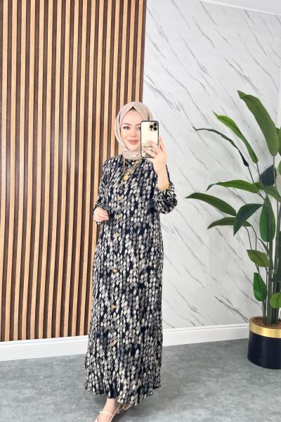 Nilay Pamuklu Viskon Elbise