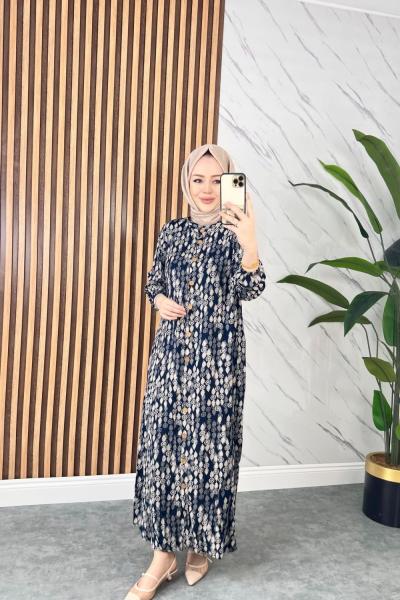 Nilay Pamuklu Viskon Elbise