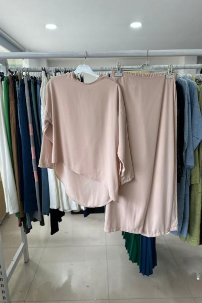 Pantolonlu Krep Takım